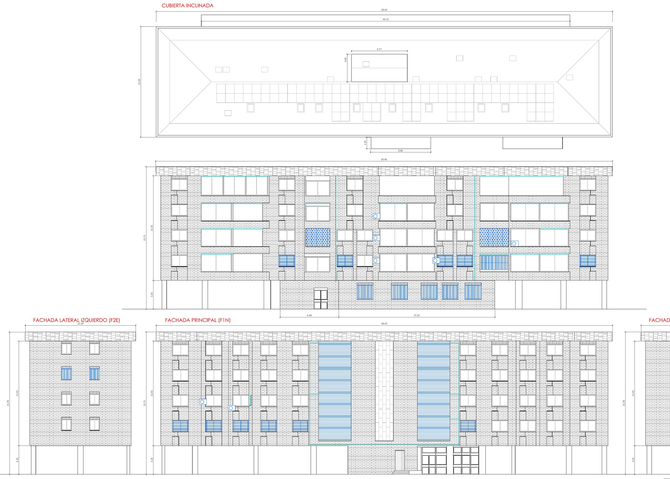 Plano de envolvente del proyecto de Aleixandre 4