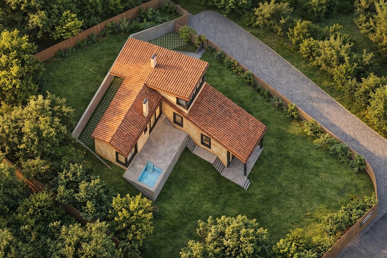Visualización de la vivienda proyectada en La Rebollada